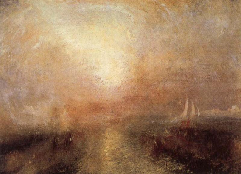 Joseph Mallord William Turner Yacht Approaching the Coast Germany oil painting art